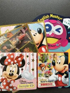 Disney 英語システム サンリオサンプルCD・DVDセット