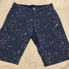 le coq sportif ルコックゴルフ ハーフパンツ ネイビー 総柄のサムネイル