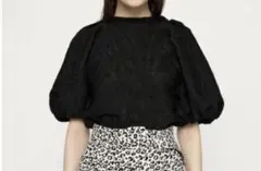 未使用品　スライ　CUT LACE PUFF SLEEVE トップス