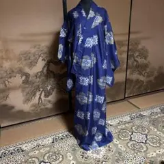 銘仙 正絹 着物 レディース