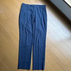 オリヒカ ネイビー スラックス ストレート スマートアクティブパンツ