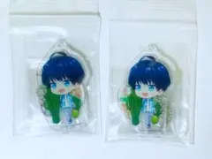 A3!アニメイトカフェ第6段 月岡紬 アクリルスタンドキーホルダー×2