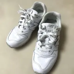 23cm New Balanceニューバランス ML373 ホワイト スニーカー