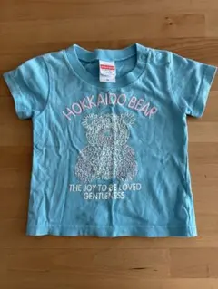 United Athle Hokkaido Bear Tシャツ 90 水色