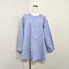 yori ラベンダーカラー キャンディボタンシャツ - メルカリ