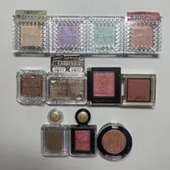単色アイシャドウ ラメ 11個セット