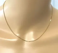 美品　ジバンシー　ビンテージ　細め喜平チェーン　ネックレス　喜平ネックレス