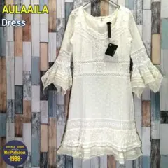 AULAAILA　アウラアイラ　ワンピース　タグ付き　刺繍のサムネイル