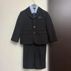 黒フォーマルスーツ 95cm ジャケット　シャツ　パンツ　ネクタイ