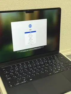 【美品】MacBookAir M2 メモリ16GB ミッドナイト