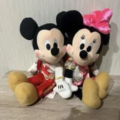 Disney ミッキー＆ミニー ぬいぐるみ ペアのサムネイル
