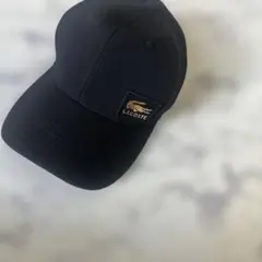 LACOSTE ベースボールキャップ ブラック