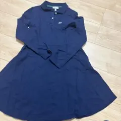 LACOSTE ポロワンピース ネイビー 140cmのサムネイル