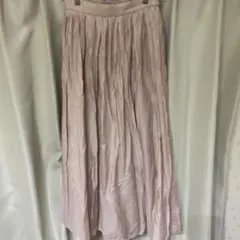 レイビームス　ray beams ロングスカート　ベージュピンク