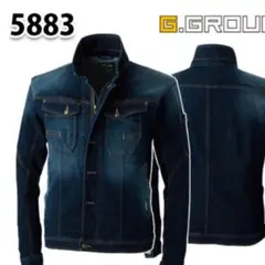 「新品未使用」G.GROUND ストレッチデニムジャケット 5883sizeM