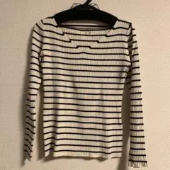 AG by aquagirl アクアガール ボーダーカットソー ニット 長袖のサムネイル