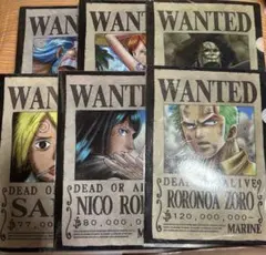 非売品　ワンピース　手配書クリアファイル 2026年最新】ワンピース 手配書 クリアファイルの人気アイテム - メルカリ