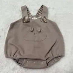 80サイズ　ワンちゃんロンパース
