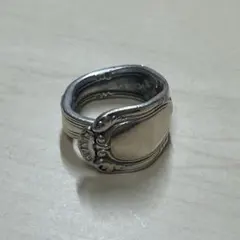 【着画あり】ティファニー スプーンリング　　Tiffany ティファニーリング 希少 ヴィンテージティファニー TIFFANY バンブー スプーンリング 26g