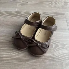 フォーマル　シューズ　サンダル　ブラウン　キッズ　ベビー　リボン　15