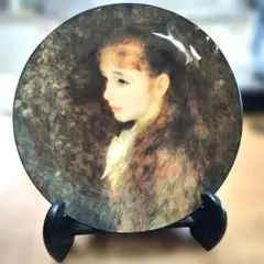 ルノワール イレーヌ・カーン・ダンヴェール嬢 絵画プレート ガラス製飾り皿