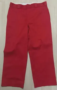 90s ディッキーズ 874 レッド 赤 圧着タグ メキシコ製 ワークパンツ