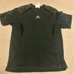 adidas ブラック Tシャツ +TEAMGEIST