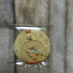 すみっコぐらし 缶バッジ たぬきのまんまるレストラン とんかつ