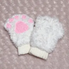 猫の手 肉球 アームウォーマー ハンドウォーマー 手袋