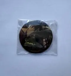 進撃の巨人 キラキラ缶バッジ リヴァイ エレン