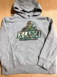 XLARGE パーカー 迷彩 ゴリラ 110サイズ