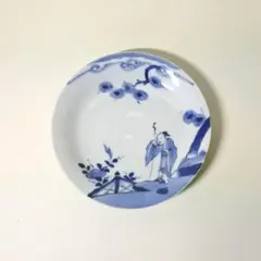 古伊万里 染付 竹林人物文 中皿 1枚 古伊万里 染付 竹林人物文 中皿 1枚 - メルカリ