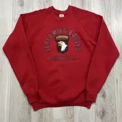 〜90s USA製 第101空挺師団 フルーツオブザルーム スウェット XL