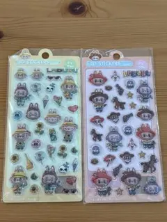 本日限定❗️ラブブ labubu 3Dステッカー