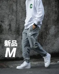 ナイキ NIKE ジョガーパンツ M グレーウーブン トラックパンツ テーパード