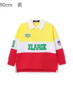 XLARGE カラーブロックラガーシャツ　新品未開封　　色違い2枚セット