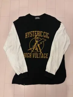 hysteric glamour BLACK×DIRTY WHITE ロンt