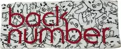 back number フェイスタオル