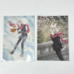 夏目友人帳　ポストカード　原画展　2枚セット