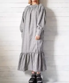superthanksa スーパーサンクス チェックワンピース 大人かわいい