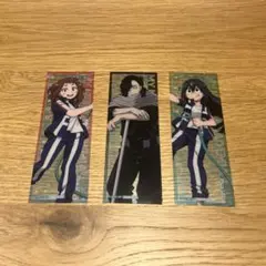 僕のヒーローアカデミア アニメイト特典 クリアしおり 相澤消太　お茶子　梅雨