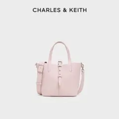 CHARLES & KEITH Beryl ベリル バケツバッグ ピンクのサムネイル