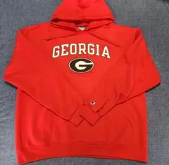 GEORGIA大学ロゴ入りレッドパーカー