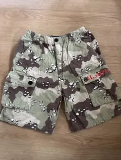 XLARGE KIDS 迷彩柄 ハーフパンツ 120
