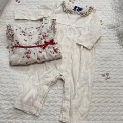 センスオブワンダー 野いちごカバーオール　70cm 新品