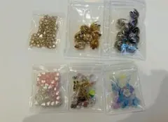 在庫処分 ハンドメイドアクセサリーパーツ6点セット