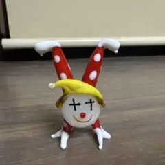 逆立ちピエロガラス細工置物
