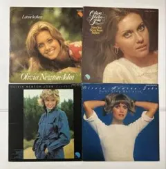 【中古 LP レコード】 オリビアニュートンジョン LP4枚セット