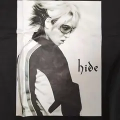 hide フォトプリント Tシャツ ブラック XXL