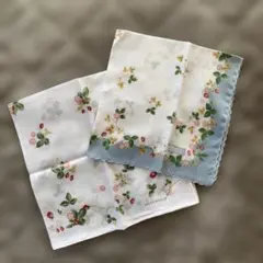 WEDGWOOD ストロベリープリント ハンカチ スカーフセット